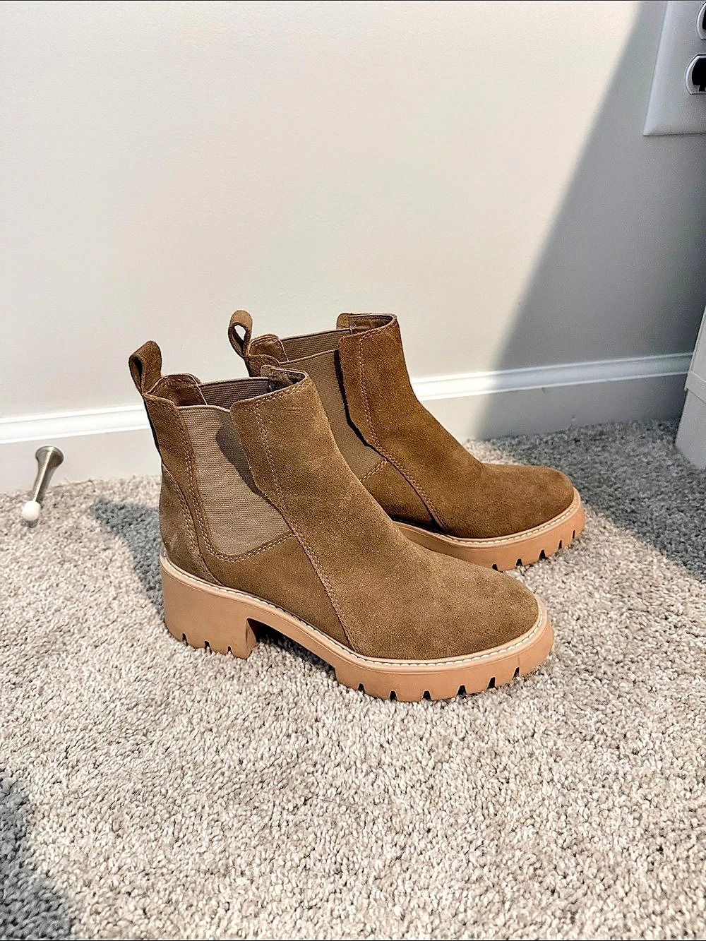 Dolce Vita Rango Brown Chelsea Ankle Boots